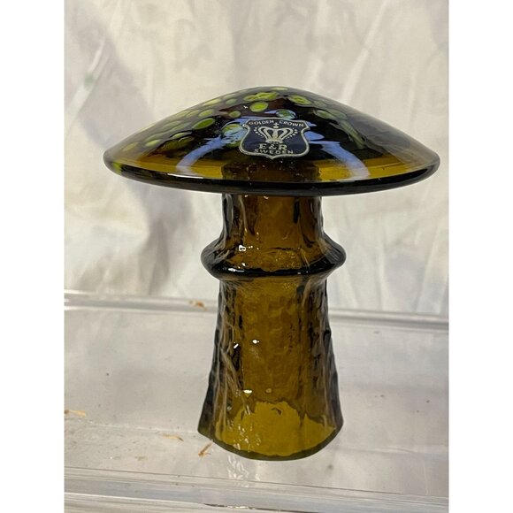 3 Bo Borgstrom Åseda Ebeling Reuss Blown Glass Mushrooms 3-4 Inch Reseller Lot - Picture 9 of 13